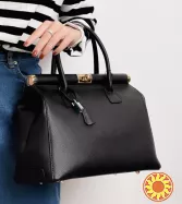 натуральная кожаная сумка женская Италия модный саквояж TS302