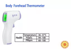 Термометр медицинский, лицензированый,бесконтактный, с коректировкой показаний