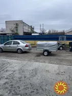 Новий причіп легковий 200х130х40 оцинкований !