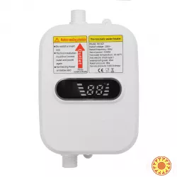 Электрический термостатичный водонагреватель-душ с краном TEMMAX RX-021
