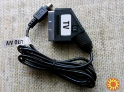 Кабель SCART TV 6 pin - S-Video A/V out 6pin