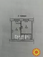 Пропонується до продажу однокімнатна квартира