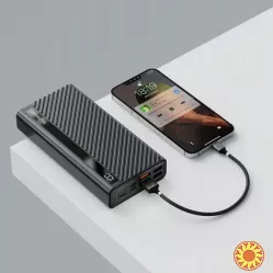 Power Bank 30000 mAh з високошвидкісною зарядкою 22,5 вт