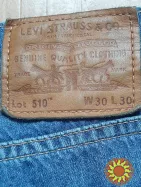 Отличные мужские джинсы Levis 510 Premium р. W30 L30