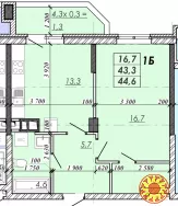 Продам 1-ну квартиру. Сучасний ЖК. 700$ кв. м. Розтермінування