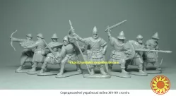 Солдатики набор 8шт. игрушки, фигурки, 4 вида Украинские казаки, воины