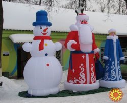 Новорічна пропозиція від українського виробника - Надувні новорічні конструкції