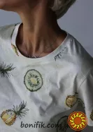 Жіночі комплект піжами з футболкою і шортами "Pineapple" (12006) (арт. 1553)