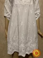 Хлопковое платье прошва с вышивкой laura ashley