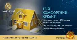 Кредит під заставу з фіксованою ставкою 1,5% на місяць