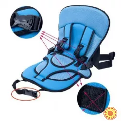 Дитяче автокрісло Multi Function Car Cushion до 12 років. Колір: синій