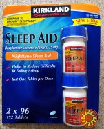Снодійний засіб Sleep Aid 25 Mg Kirkland США, допомога нічного сну., .