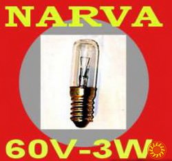 Лампа  Narva 60В-3Вт
