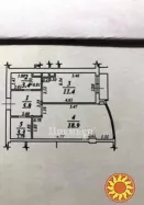У продаж однокімнатна квартира в 3 Жемчужині