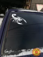 Наклейка на авто Скорпион Тюнинг авто