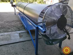 Охолоджувач гранул, 2  метра (барабанного типу, охладитель)