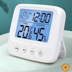 Цифровые часы-термометр-гигрометр