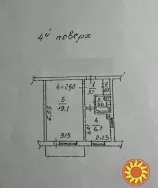 Пропонується до продажу 1 кімнатна квартира на Героїв Оборони Одеси.
