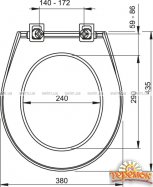 Сиденье для унитаза Alca Plast A60