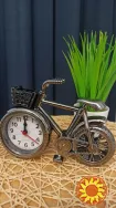 Часы будильник ретро велосипед домашние часы