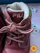Детские ботинки б/у Fila размер 24