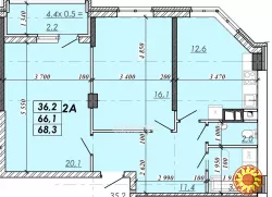 Пропонується до продажу 2-х кімнатна квартира ЖК Реал парк