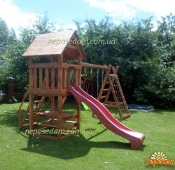 Детский комплекс `Большая игра` деревянный