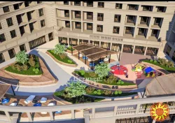 Шикарна трикімнатна квартира у новому житловому комплексі на березі моря