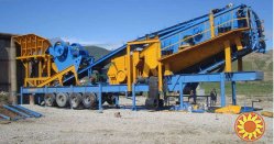 Мобильная дробилка Polygonmach Т-150, 230-250 т/час, 0-5 мм Турция