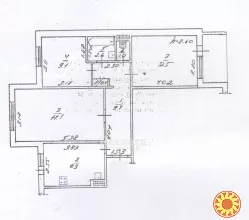 Пропонується в продаж 3-х кімнатна квартира