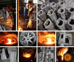Лиття частин гірничо-шахтного обладнання зі сталі та чавуну