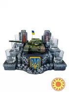 Штоф "Український танк Т-64 БВ" №2