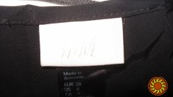 Необычное нарядное платье с воланом H&M