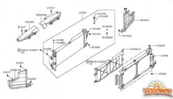 Nissan Leaf Пластик Радиатор Дефлексор Лопух