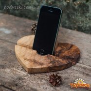 Мужские подарки - деревянные подставки для телефона