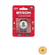 Акумулятор ETRON Ultimate Power AAA 600mAh Ni-Mh Ready 2Use Blister 2 шт