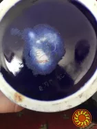 Винтажный фарфоровый чайник кобальт позолота ссср