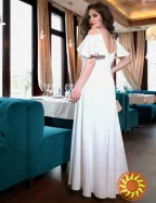 Белое платье для росписи,свадьбы,вечера