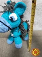 игрушка лошадка пони вязаная крючком ручная робота