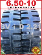 Шины 6.50-10 Эл-1 Эласт (Украина) на Балканкар - цельнолитые (гусматик) - НОВЫЕ