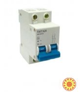 Автоматичний вимикач ТИТАН 2P 63A 6кА 230/400В тип С