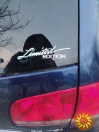 Наклейка на авто Limited edition