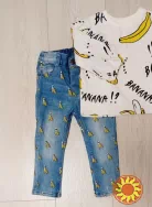 Комплект детской одежды б/у: джинсы+ кофта