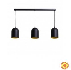 Люстра подвесная Atma Light серии Shade Lille C120-660-3 BlackM/Gold