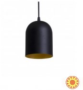 Потолочный подвесной светильник Atma Light серии Lille P120 BlackMGold