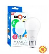 Светодиодная лампа BIOM 15W E27 4500K А65 (Груша) BT-516