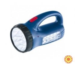 Фонарь поисковый STERN аккумуляторный 220В 15+10LED 800mAh