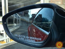 Наклейки на боковые зеркала заднего вида Objects in Mirror are Losing