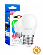 Светодиодная лампа BIOM 7W E27 4500K G45 (Шар) BT-564