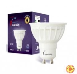 Светодиодная лампа SIRIUS 5W GU10 4100K MR16 (Рефлектор)